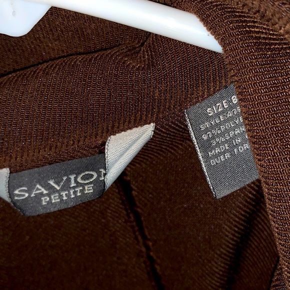 Corduroy Pant Suit Mid Calf Capri, Ribbed - Picture 5 of 6